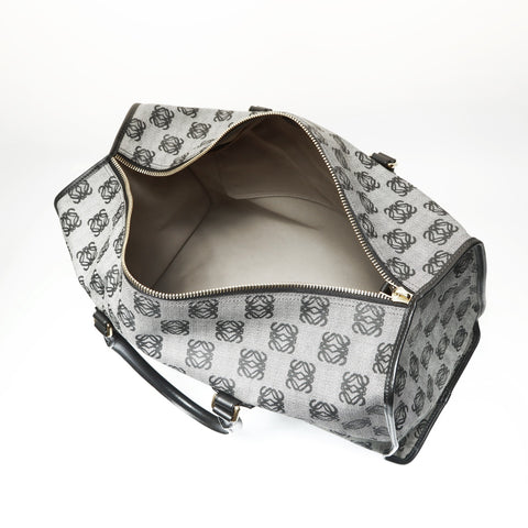 LOEWE Anagram Coding Canvas Boston bag black WS23770