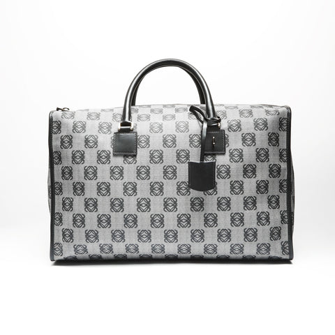 LOEWE Anagram Coding Canvas Boston bag black WS23770