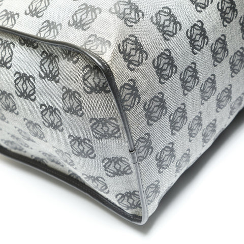 LOEWE Anagram Coding Canvas Boston bag black WS23770