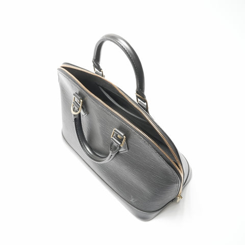 LOUIS VUITTON 2000 Epi Alma Handbag black WS23772