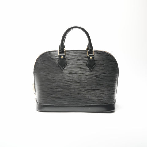 LOUIS VUITTON 2000 Epi Alma Handbag black WS23772