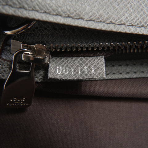 LOUIS VUITTON 2011 Taiga Roman MM Glacier Shoulder Bag gray WS23773