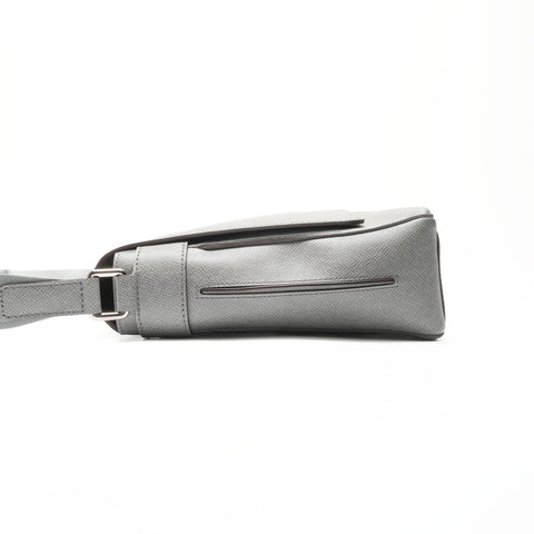 LOUIS VUITTON 2011 Taiga Roman MM Glacier Shoulder Bag gray WS23773