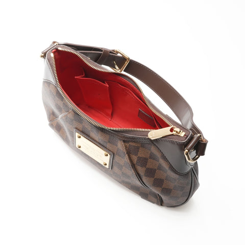 LOUIS VUITTON 2011 Damier Thames PM Shoulder Bag Brown WS23774