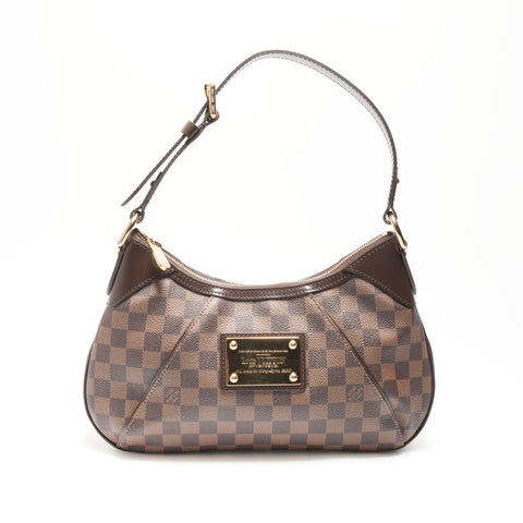 LOUIS VUITTON 2011 Damier Thames PM Shoulder Bag Brown WS23774