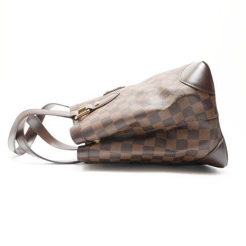 LOUIS VUITTON Damier Hampstead PM Handbag Brown WS23775