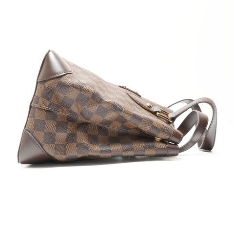 LOUIS VUITTON Damier Hampstead PM Handbag Brown WS23775