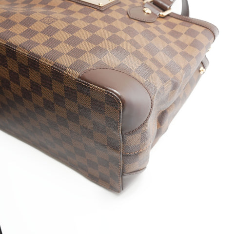 LOUIS VUITTON Damier Hampstead PM Handbag Brown WS23775