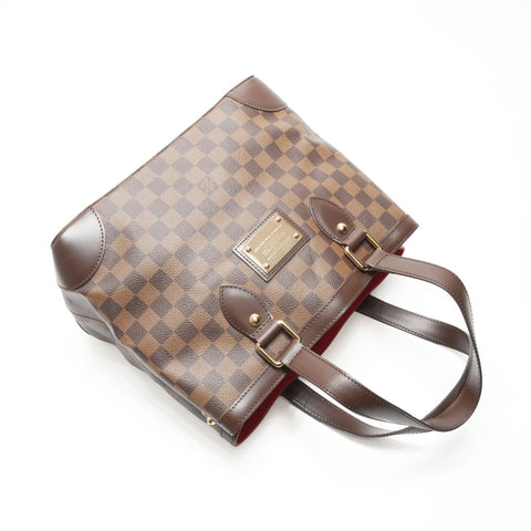 LOUIS VUITTON Damier Hampstead PM Handbag Brown WS23775