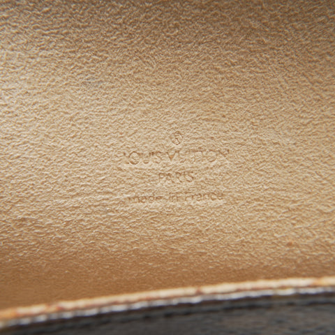 LOUIS VUITTON 2001 Florentine Monogram Pochette Shoulder Bag Brown WS23777