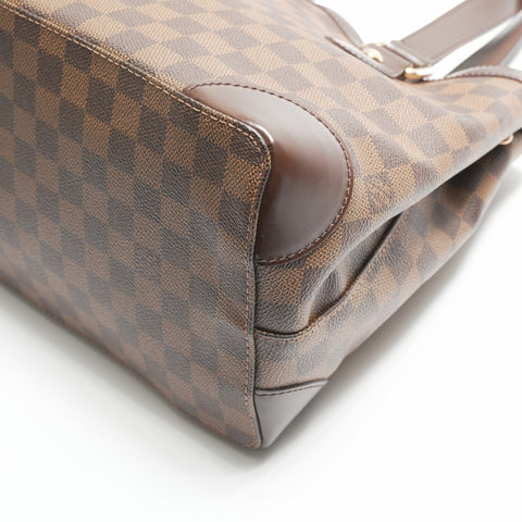 LOUIS VUITTON 2007 Damier Hampstead PM Handbag Brown WS23779