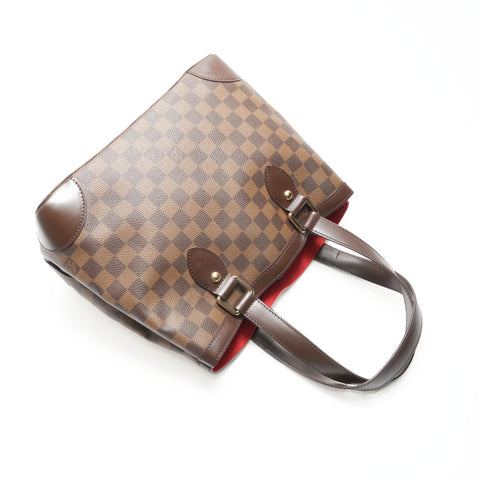 LOUIS VUITTON 2007 Damier Hampstead PM Handbag Brown WS23779