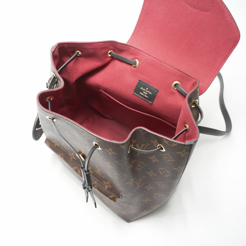 LOUIS VUITTON 2020 Montsouris NM PM Monogram Backpack  Daypack Brown WS23781