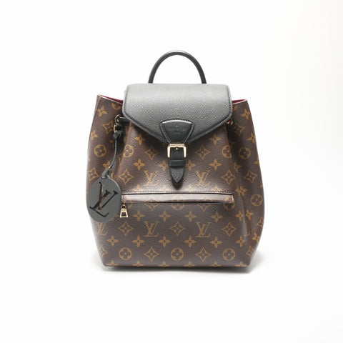 LOUIS VUITTON 2020 Montsouris NM PM Monogram Backpack  Daypack Brown WS23781