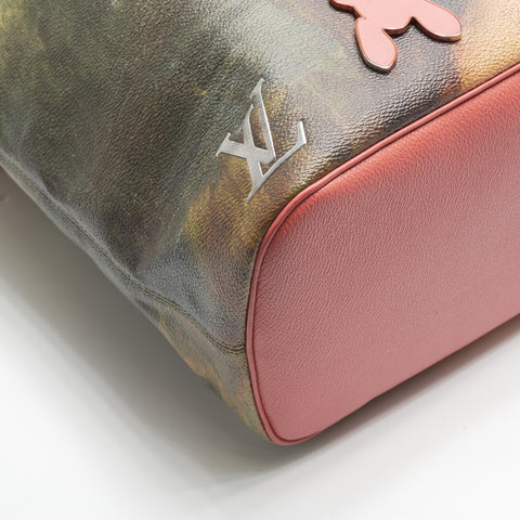 LOUIS VUITTON 2017 Da Vinci Neverfull MM Tote Bag pink WS23783
