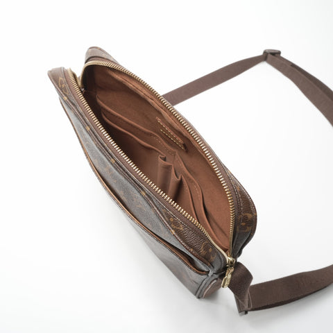 LOUIS VUITTON 2010 Monogram Trotter Bobur Shoulder Bag Brown WS23784