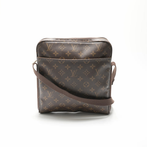 LOUIS VUITTON 2010 Monogram Trotter Bobur Umhängetasche Braun WS23784