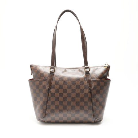 LOUIS VUITTON 2014 Damier Totally PM Tote Bag Brown WS23785