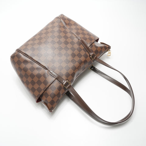 LOUIS VUITTON 2014 Damier Totally PM Tote Bag Brown WS23785