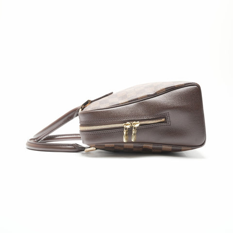 LOUIS VUITTON 2005 Damier Brera Handbag Brown WS23786
