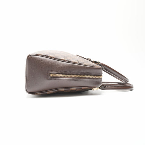 LOUIS VUITTON 2005 Damier Brera Handbag Brown WS23786