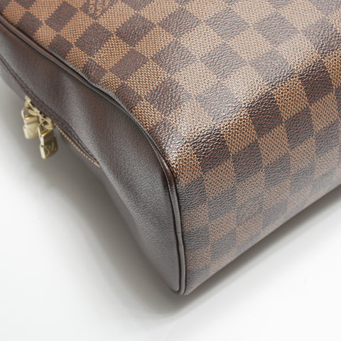 LOUIS VUITTON 2005 Damier Brera Handbag Brown WS23786
