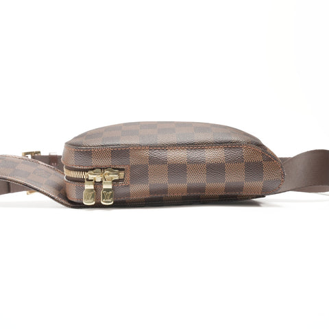 LOUIS VUITTON 2005 Damier Geronimos Shoulder Bag Brown WS23787