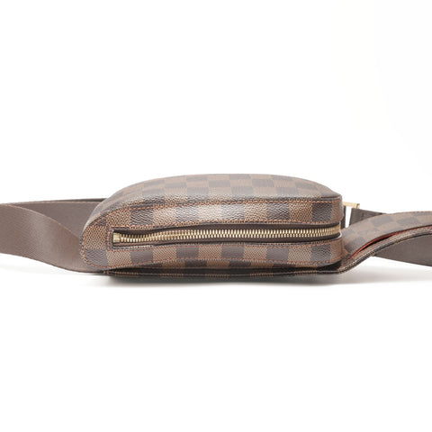 LOUIS VUITTON 2005 Damier Geronimos Shoulder Bag Brown WS23787