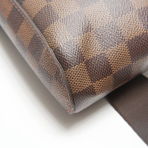 LOUIS VUITTON 2005 Damier Geronimos Shoulder Bag Brown WS23787