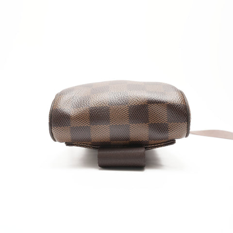 LOUIS VUITTON 2005 Damier Geronimos Shoulder Bag Brown WS23787