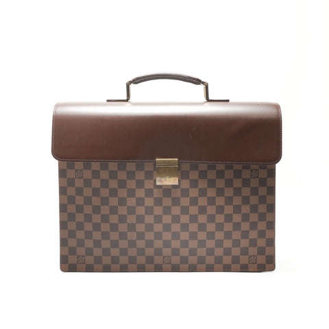 LOUIS VUITTON Damier Altona PM Handbag Brown WS23788