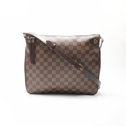 LOUIS VUITTON 2015 Damier Duomo Shoulder Bag Brown WS23789