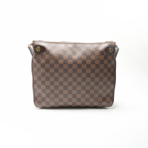 LOUIS VUITTON 2015 Damier Duomo Shoulder Bag Brown WS23789