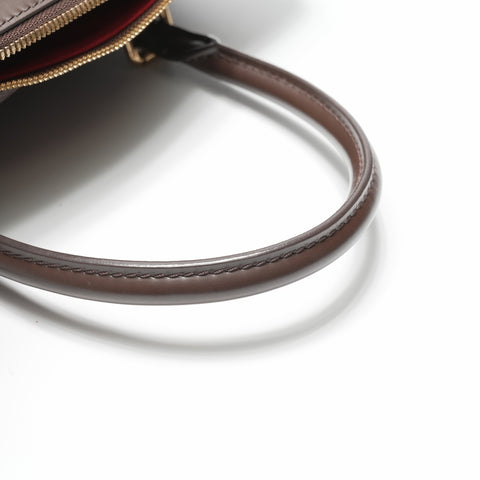 LOUIS VUITTON 2011 Damier Berkeley Handbag Brown WS23790