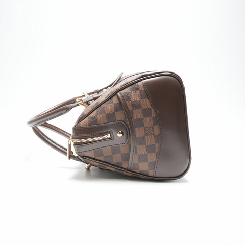 LOUIS VUITTON 2011 Damier Berkeley Handbag Brown WS23790