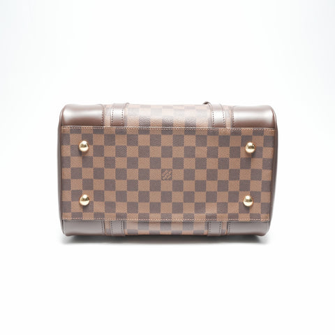 LOUIS VUITTON 2011 Damier Berkeley Handbag Brown WS23790