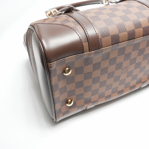 LOUIS VUITTON 2011 Damier Berkeley Handbag Brown WS23790