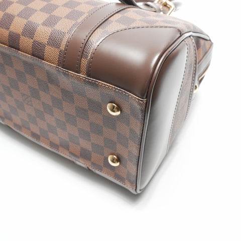 LOUIS VUITTON 2011 Damier Berkeley Handbag Brown WS23790
