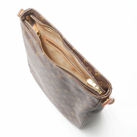 LOUIS VUITTON 2001 Monogram Looping GM Shoulder Bag Brown WS23793