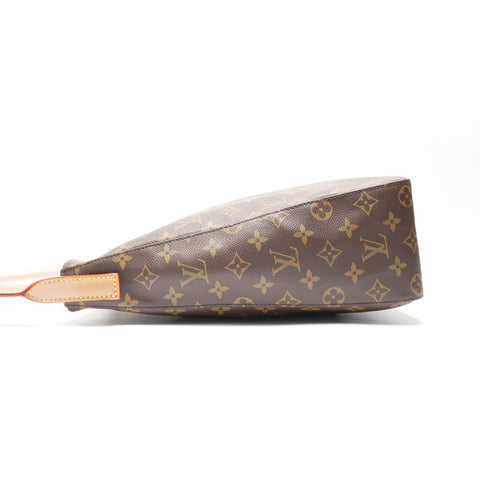 LOUIS VUITTON 2001 Monogram Looping GM Shoulder Bag Brown WS23793