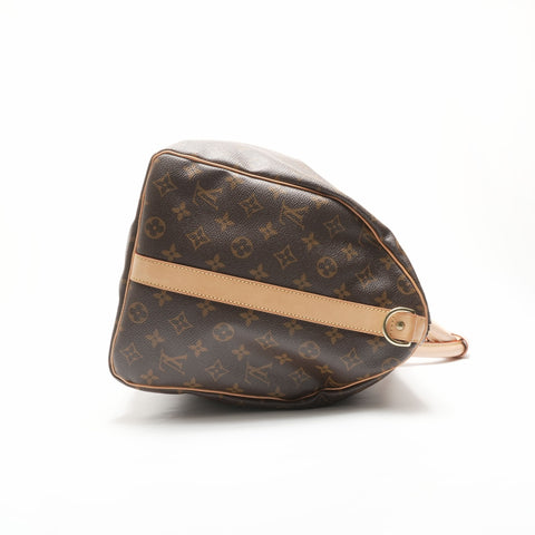 LOUIS VUITTON 2009 Monogram Keepall Bandouliere 50 Boston bag Brown WS23794