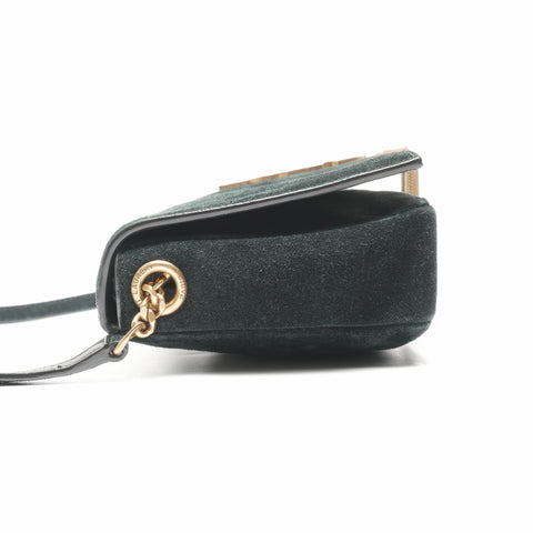 YVES SAINT LAURENT Suede Kate Shoulder Bag black WS23796