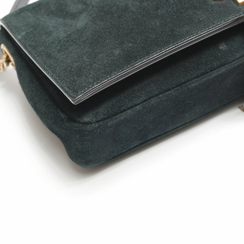 YVES SAINT LAURENT Suede Kate Shoulder Bag black WS23796