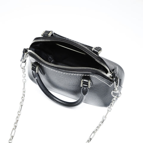 Maison Margiele Leather 2-Way 5AC Micro Shoulder Bag black WS23802