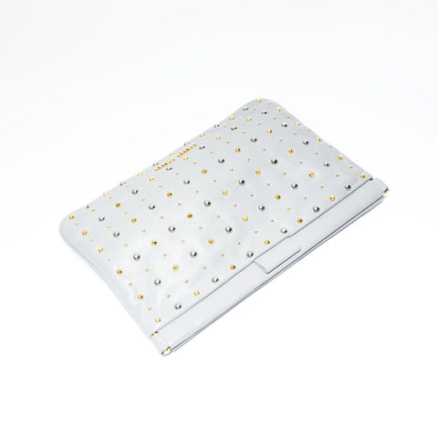 Miu Miu Studded clutch bag Clutch bag gray WS23806