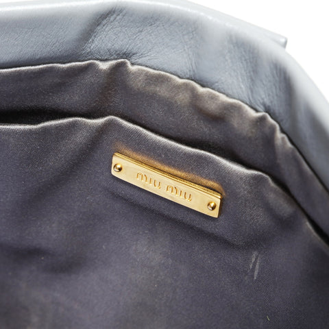 Miu Miu Studded clutch bag Clutch bag gray WS23806