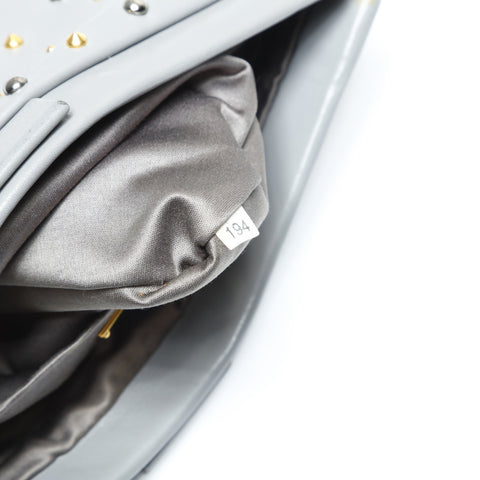 Miu Miu Studded clutch bag Clutch bag gray WS23806