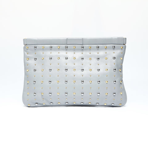 Miu Miu Studded clutch bag Clutch bag gray WS23806