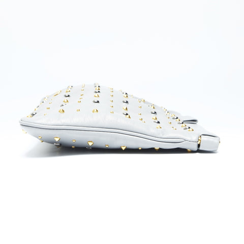 Miu Miu Studded clutch bag Clutch bag gray WS23806