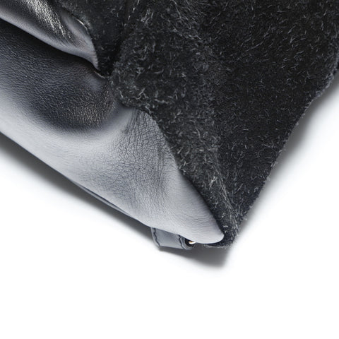 BALENCIAGA Leather Suede Rock Classic Traveler Backpack  Daypack black WS23809